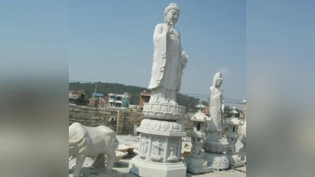 Adorno de jardín de piedra, escultura de elefante de granito tallada a mano para decoración al aire libre